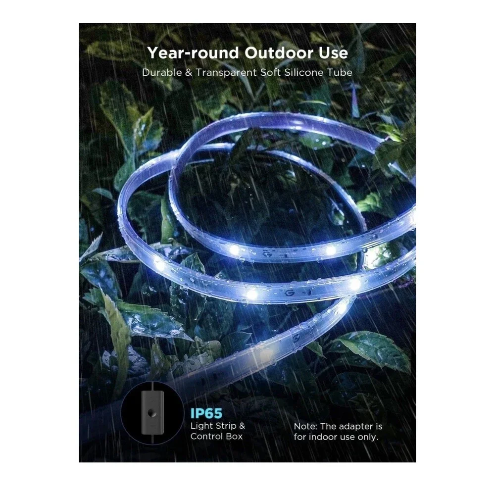 Govee Outdoor LED Smart Strip Lights 32.8ft Work w Alexa Google Home